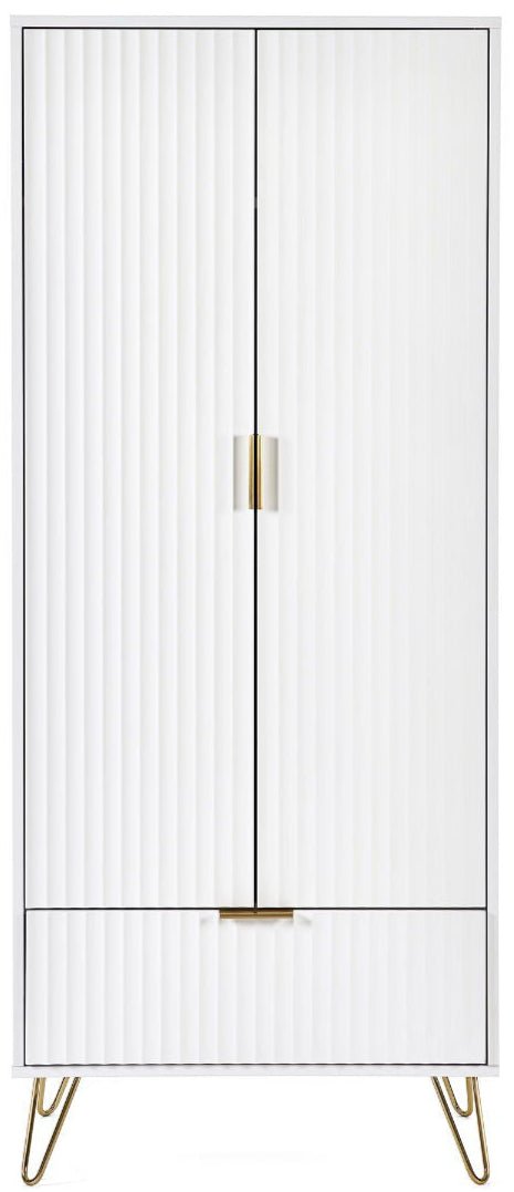 Murano 2 Door 1 Drawer Wardrobe - Julian Bowen