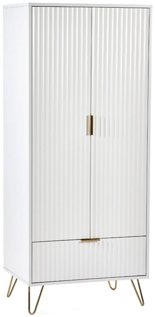 Murano 2 Door 1 Drawer Wardrobe - Julian Bowen