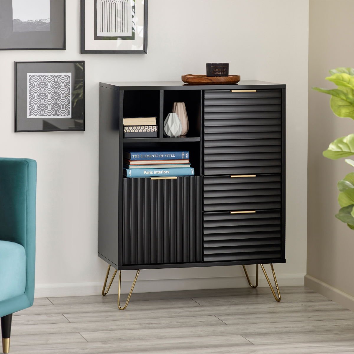 Murano 2 Door 2 Drawer Sideboard - Julian Bowen