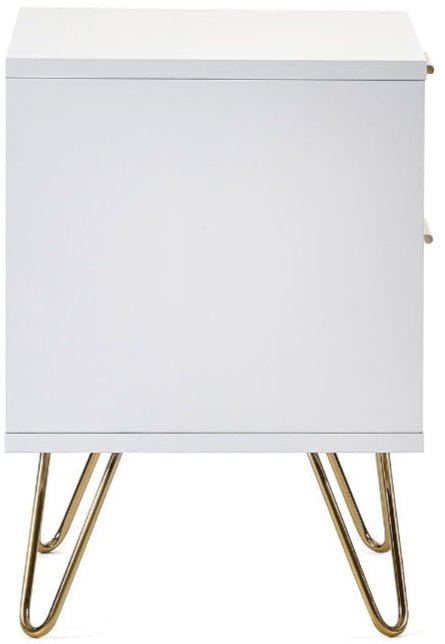 Murano 2 Drawer Bedside - Julian Bowen