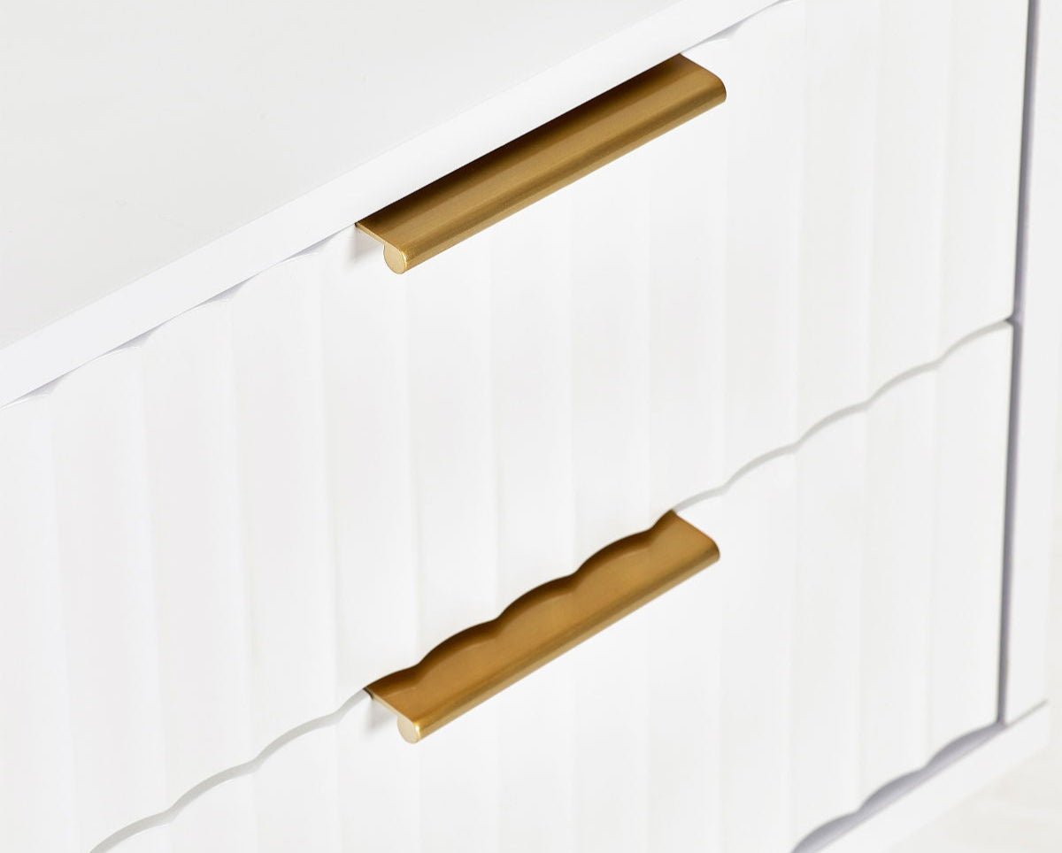 Murano 2 Drawer Bedside - Julian Bowen