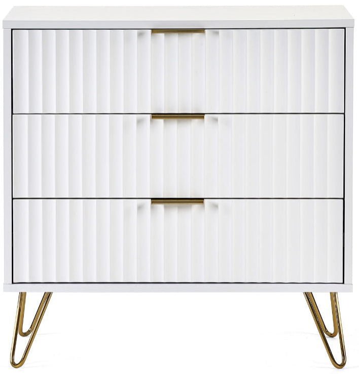 Murano 3 Drawer Chest - Julian Bowen