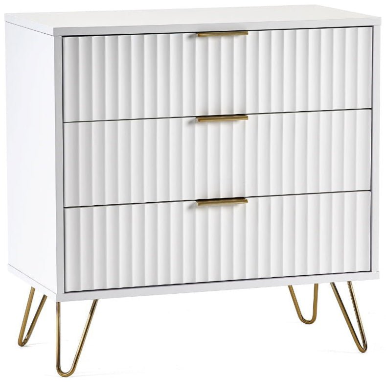 Murano 3 Drawer Chest - Julian Bowen