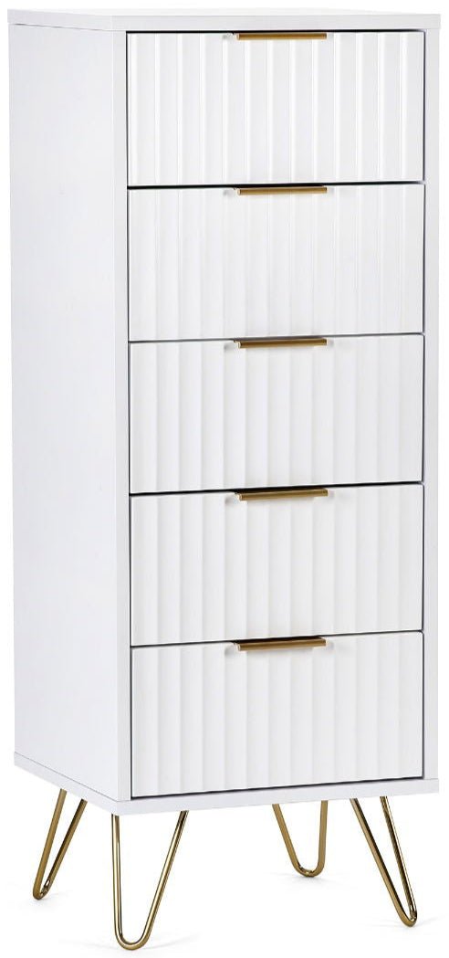 Murano 5 Drawer Tallboy - Julian Bowen