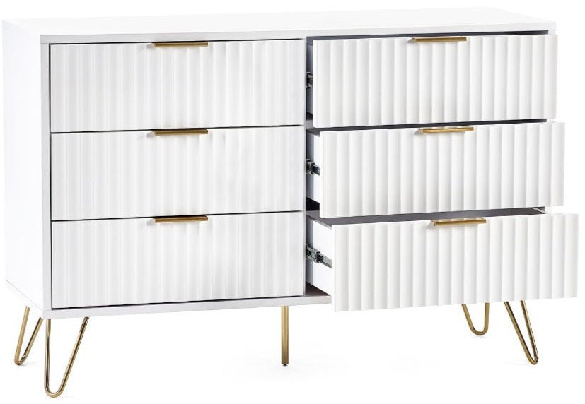 Murano 6 Drawer Chest - Julian Bowen