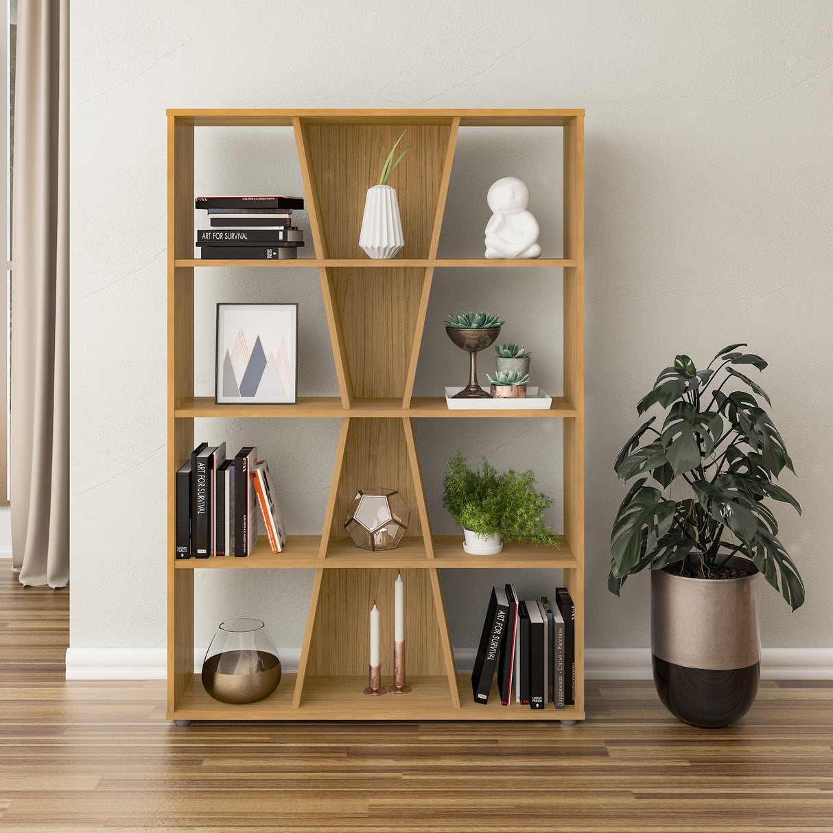 Naples Medium Bookcase - Seconique
