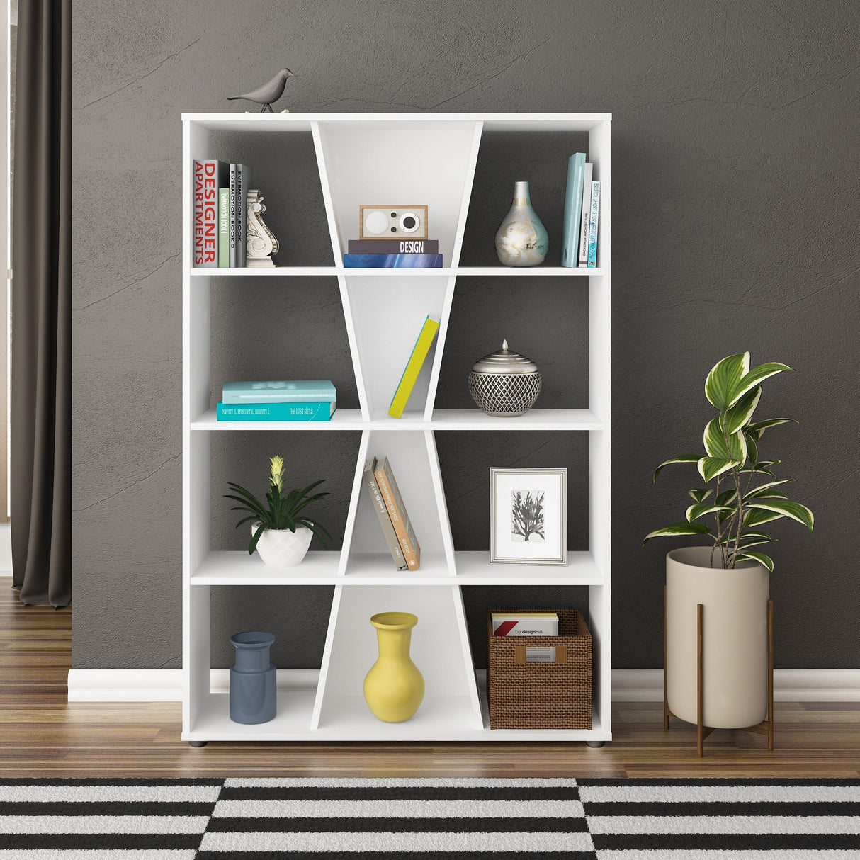 Naples Medium Bookcase - Seconique