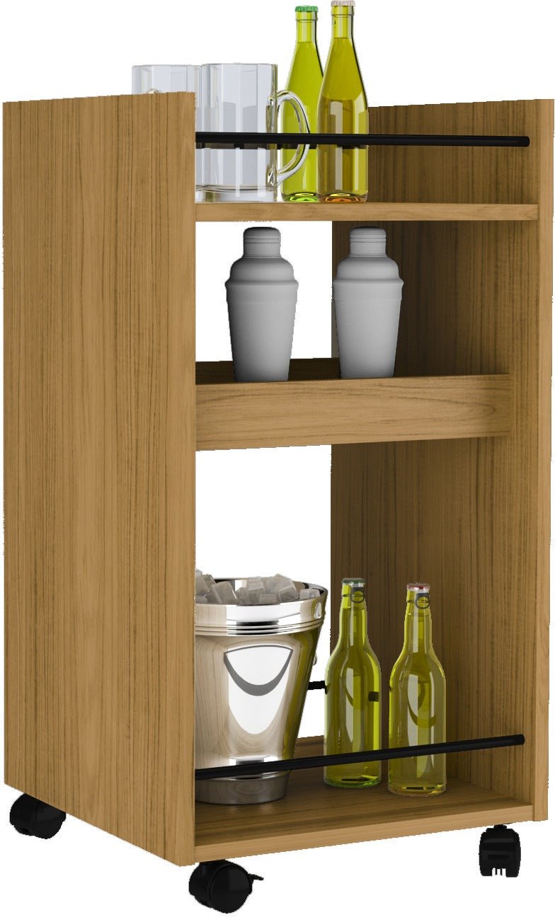 Naples Serving Cart/Side Table - Seconique