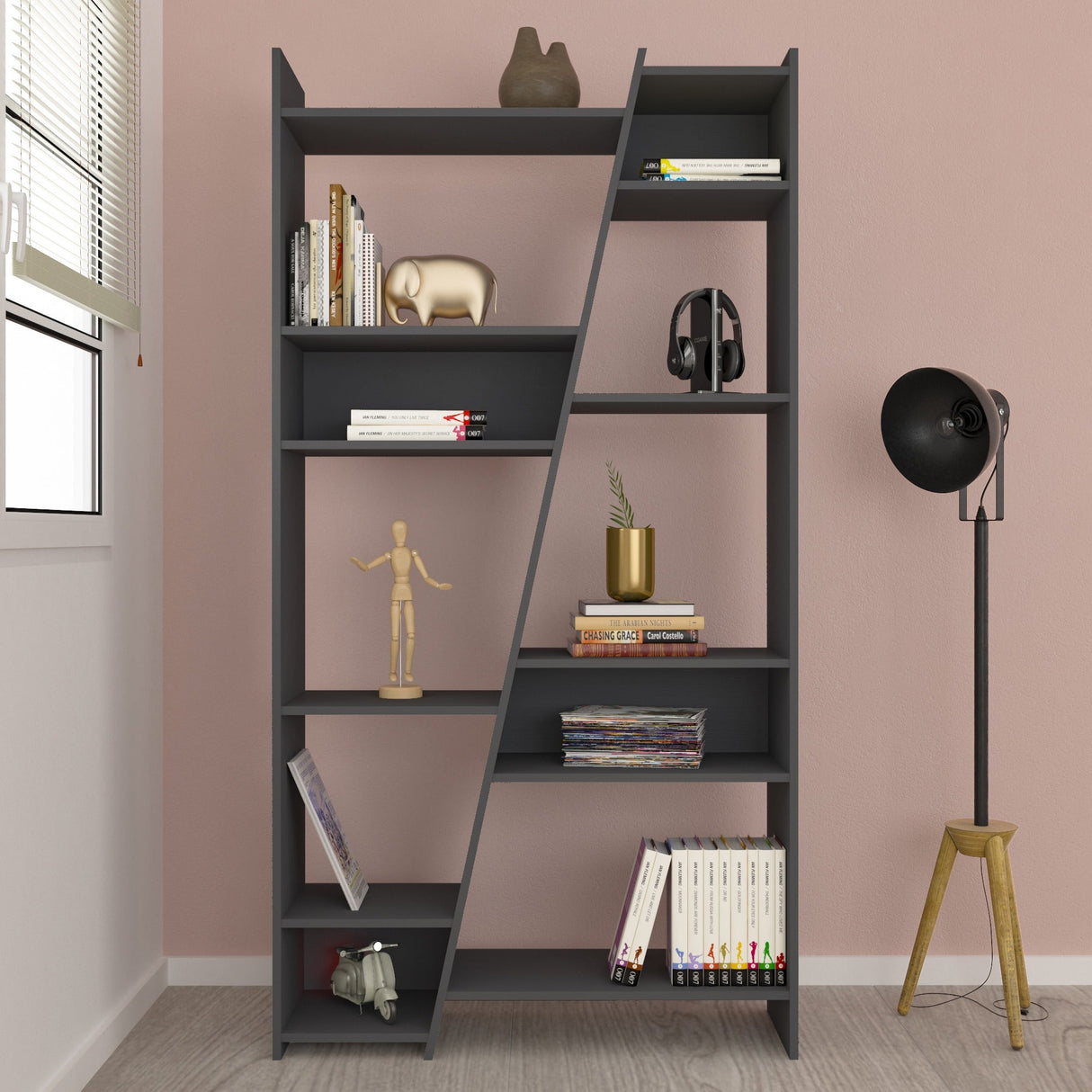 Naples Tall Bookcase - Seconique