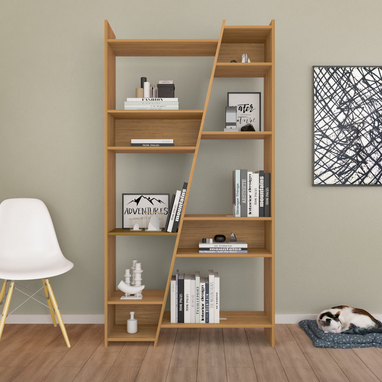 Naples Tall Bookcase - Seconique