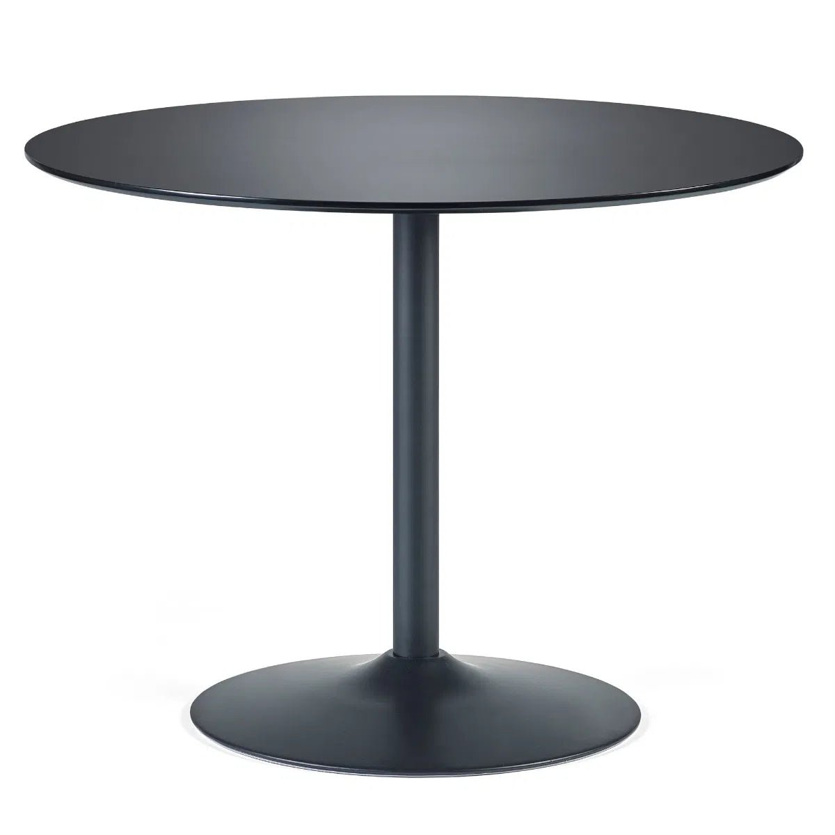 Nero 100cm Round Pedestal Dining Table - Julian Bowen