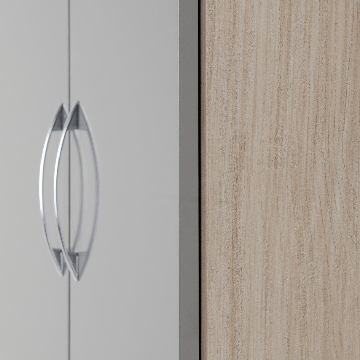 Nevada 2 Door 1 Drawer Wardrobe - Seconique