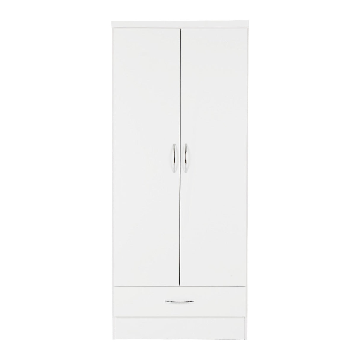 Nevada 2 Door 1 Drawer Wardrobe - Seconique