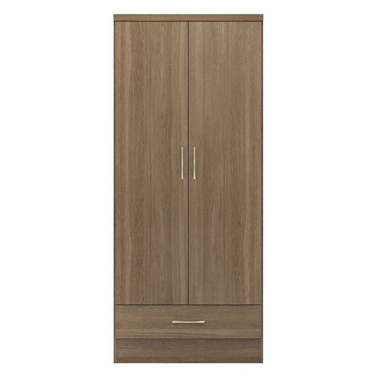 Nevada 2 Door 1 Drawer Wardrobe - Seconique