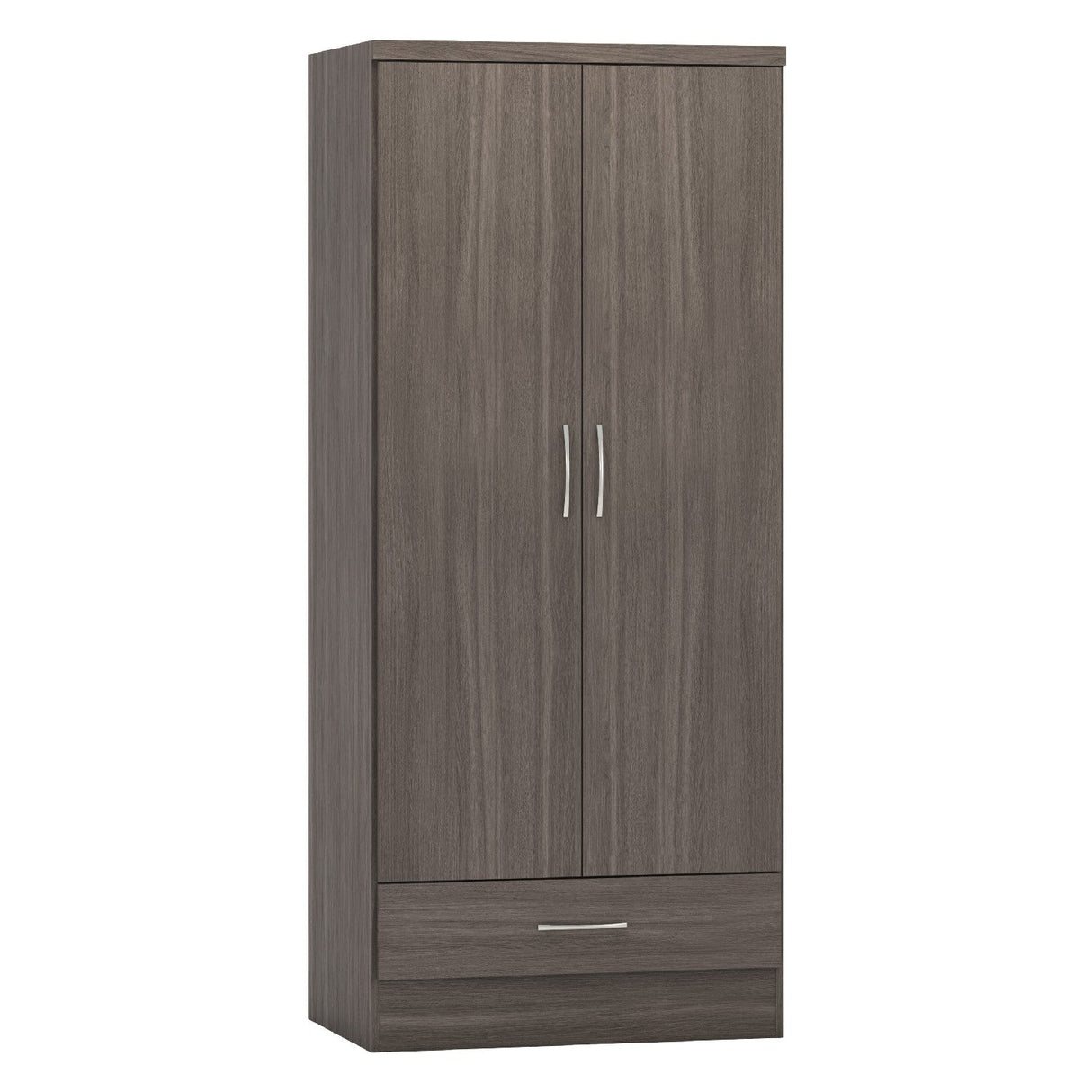 Nevada 2 Door 1 Drawer Wardrobe - Seconique