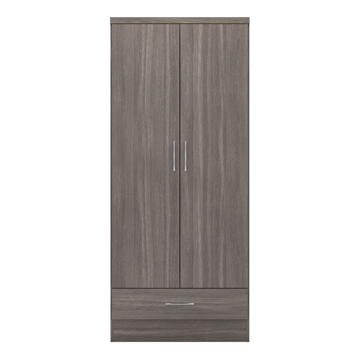 Nevada 2 Door 1 Drawer Wardrobe - Seconique