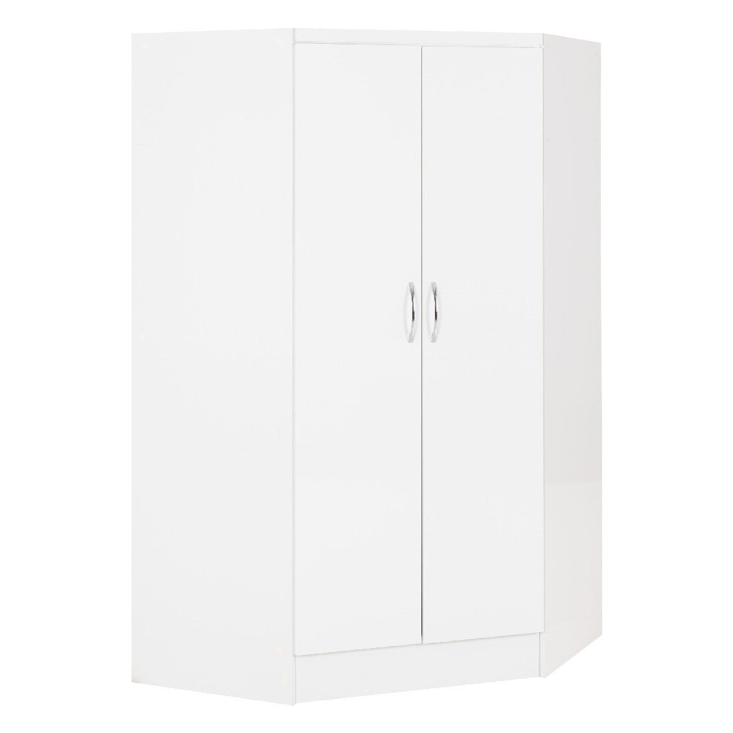 Nevada 2 Door Corner Wardrobe - Seconique