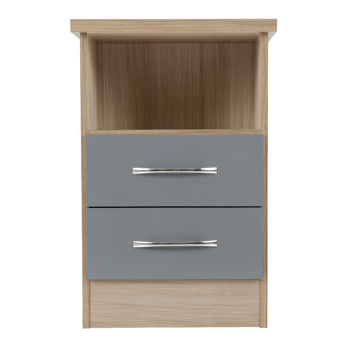 Nevada 2 Drawer Bedside Cabinet - Seconique