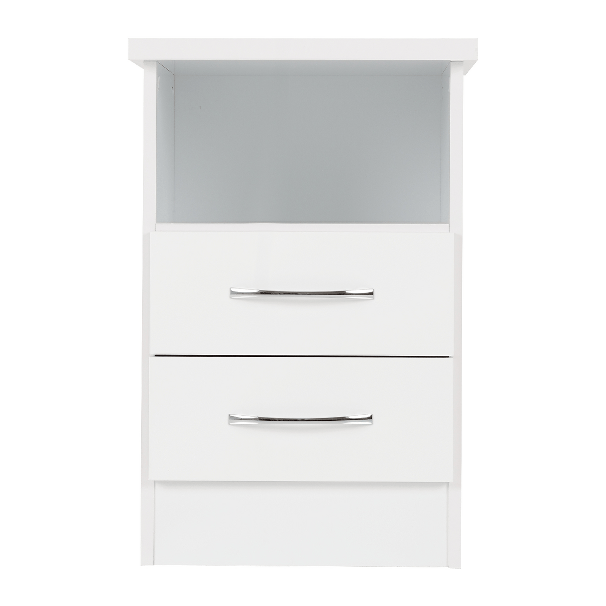 Nevada 2 Drawer Bedside Cabinet - Seconique