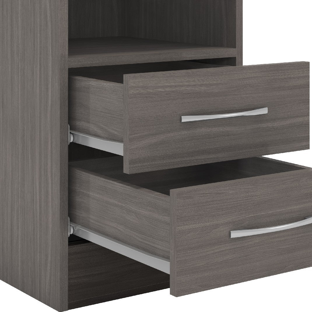 Nevada 2 Drawer Bedside Cabinet - Seconique
