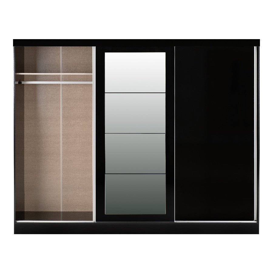 Nevada 3 Door Sliding Wardrobe - Seconique