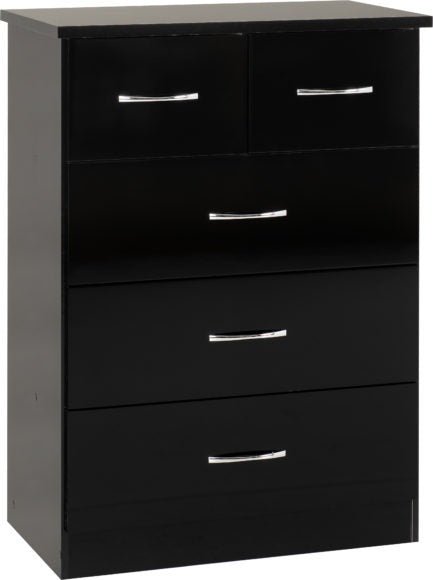 Nevada 3 Door Wardrobe 4 Piece Bedroom Set - Seconique