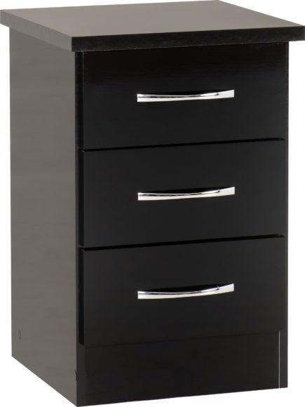 Nevada 3 Door Wardrobe 4 Piece Bedroom Set - Seconique