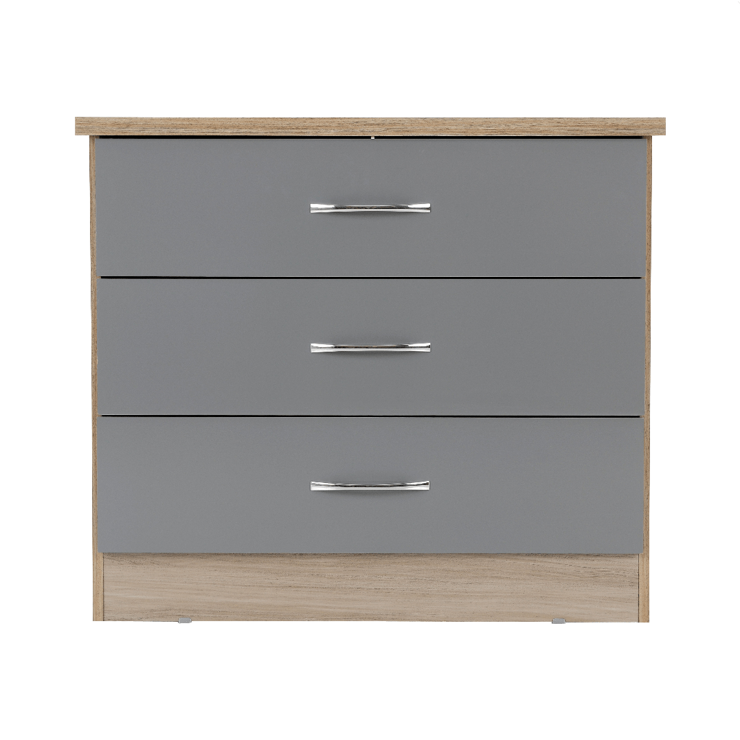 Nevada 3 Drawer Chest - Seconique