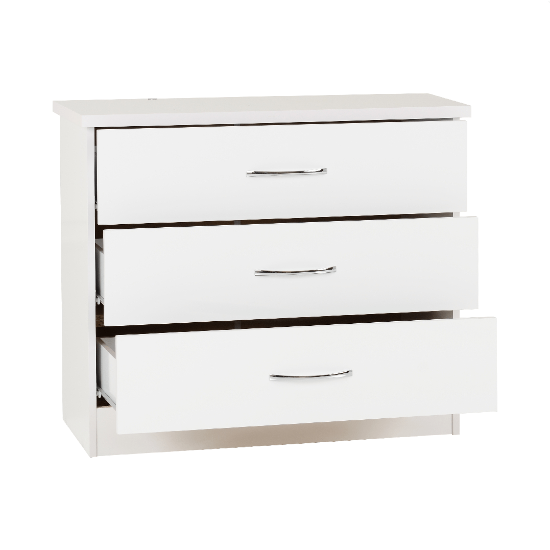 Nevada 3 Drawer Chest - Seconique