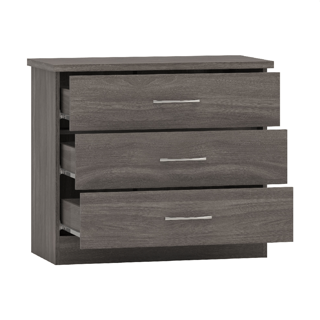 Nevada 3 Drawer Chest - Seconique