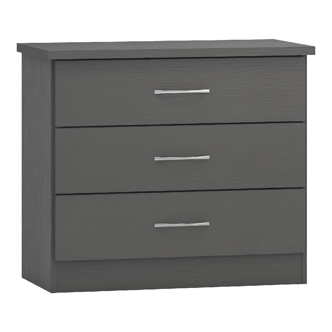 Nevada 3 Drawer Chest - Seconique