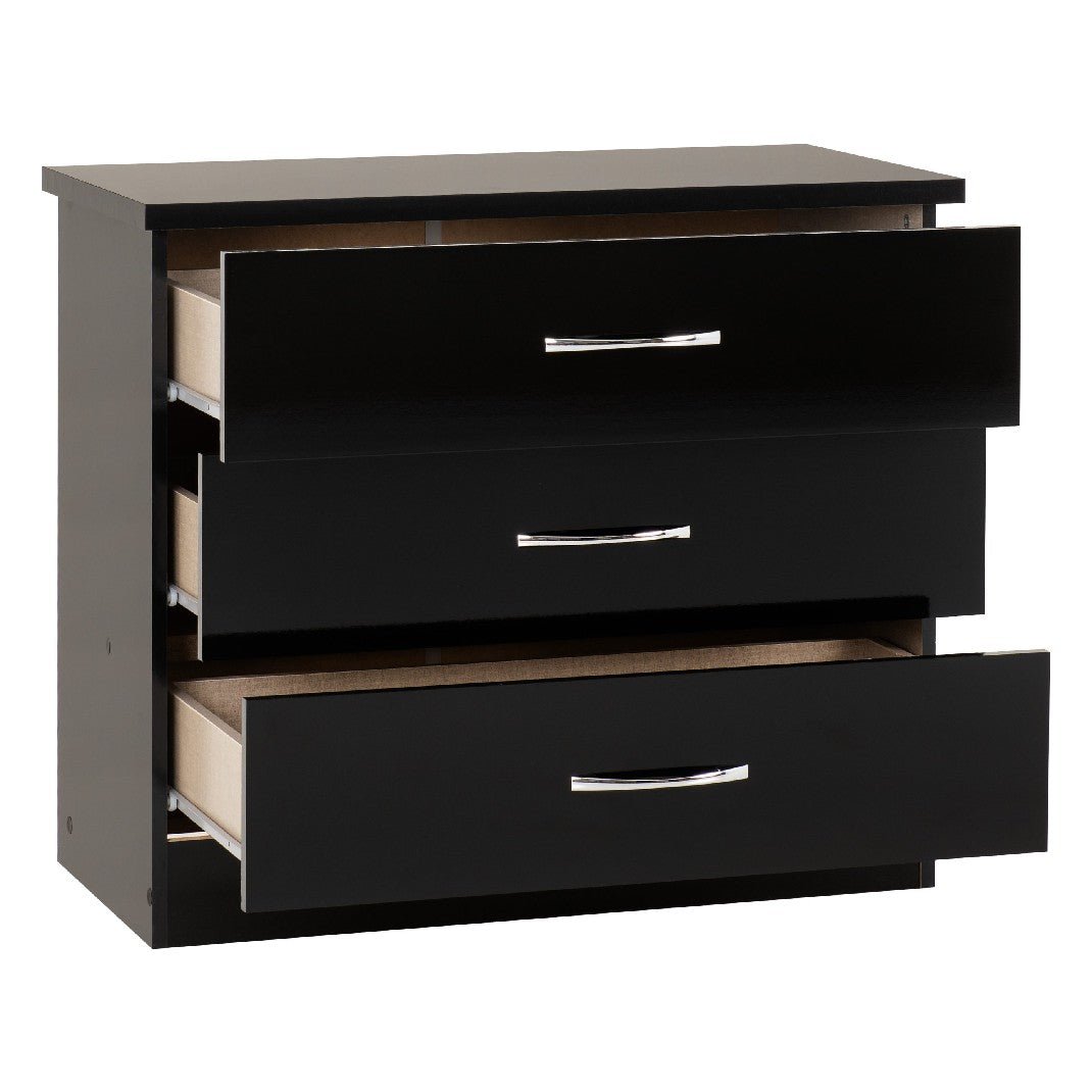 Nevada 3 Drawer Chest - Seconique