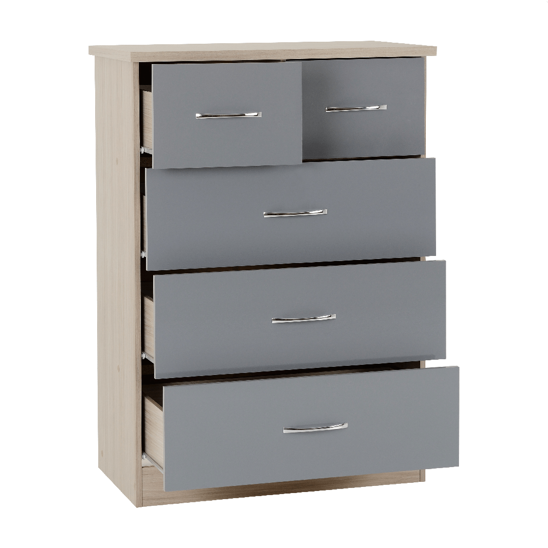 Nevada 3+2 Drawer Chest - Seconique