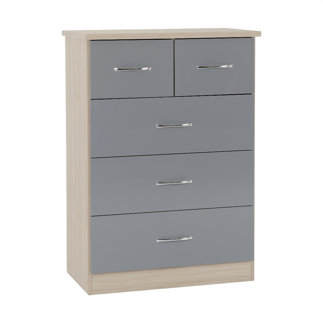 Nevada 3+2 Drawer Chest - Seconique