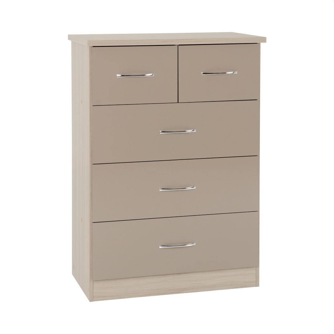 Nevada 3+2 Drawer Chest - Seconique