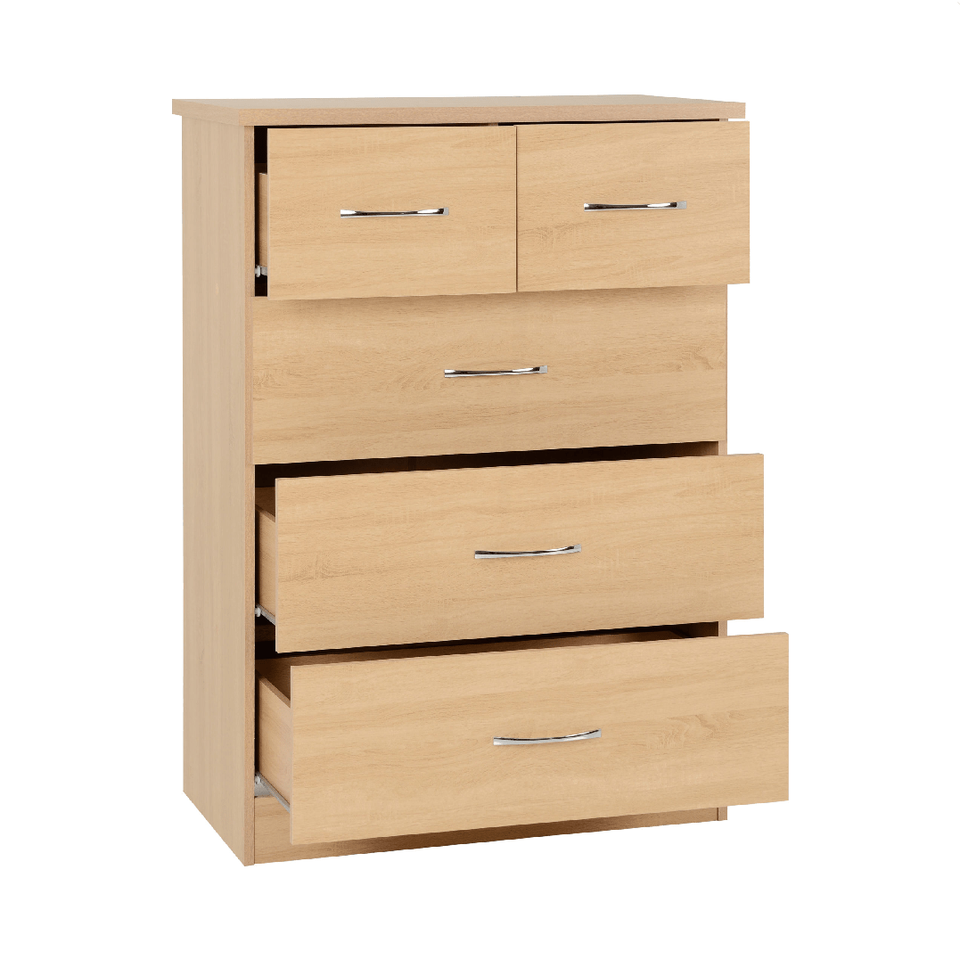 Nevada 3+2 Drawer Chest - Seconique