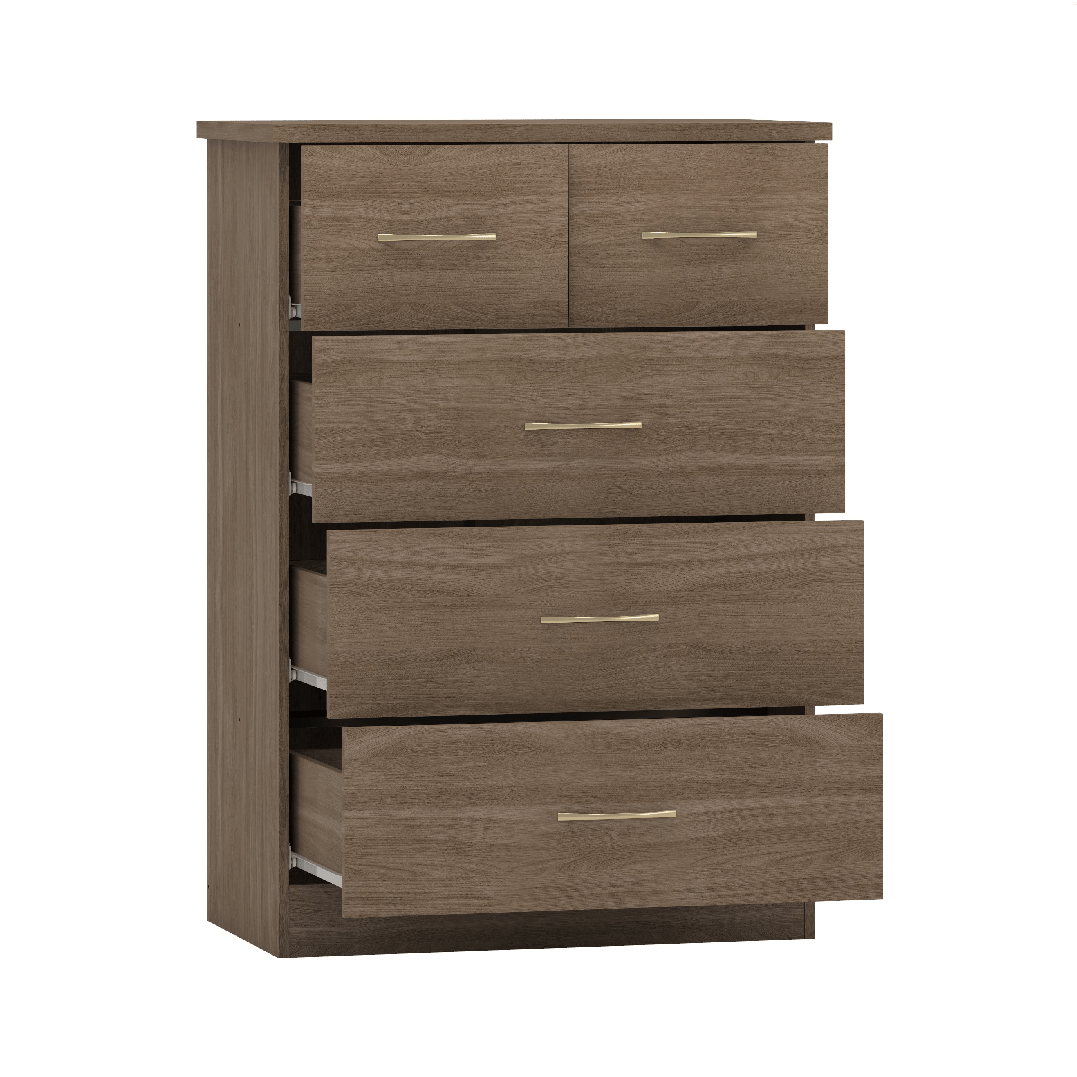 Nevada 3+2 Drawer Chest - Seconique