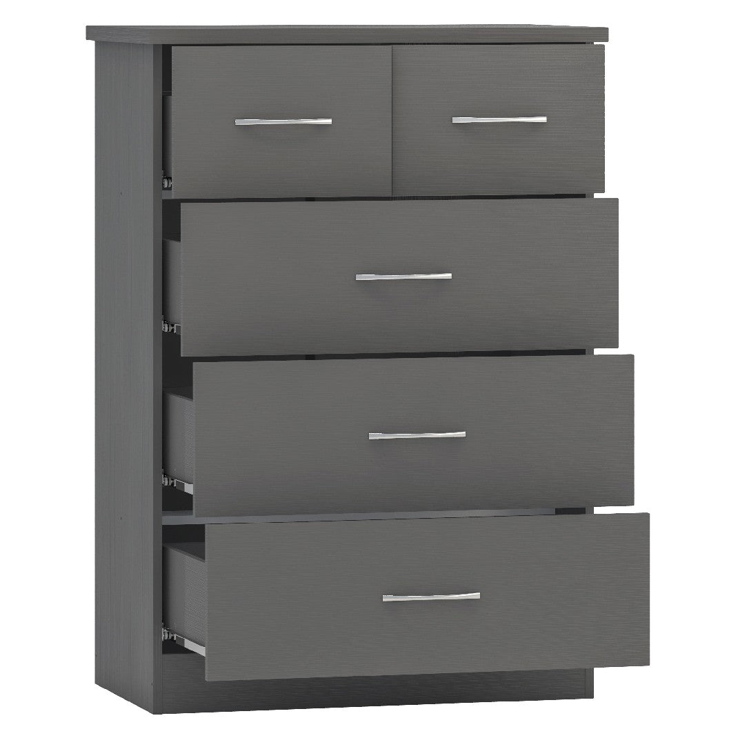 Nevada 3+2 Drawer Chest - Seconique