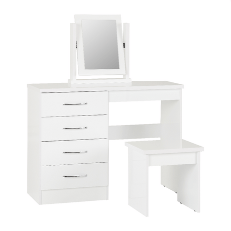 Nevada 4 Drawer Dressing Table Set - Seconique