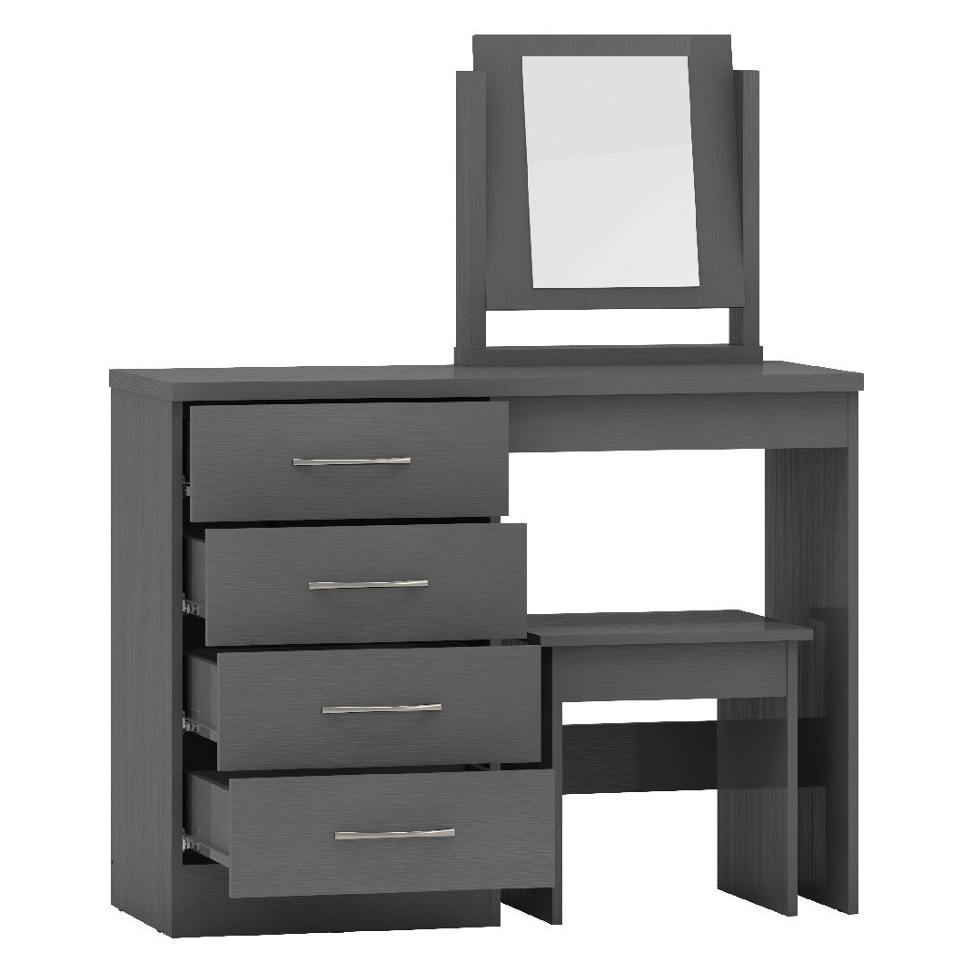 Nevada 4 Drawer Dressing Table Set - Seconique