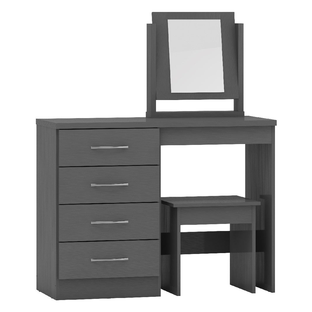 Nevada 4 Drawer Dressing Table Set - Seconique