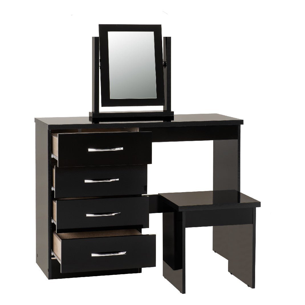 Nevada 4 Drawer Dressing Table Set - Seconique