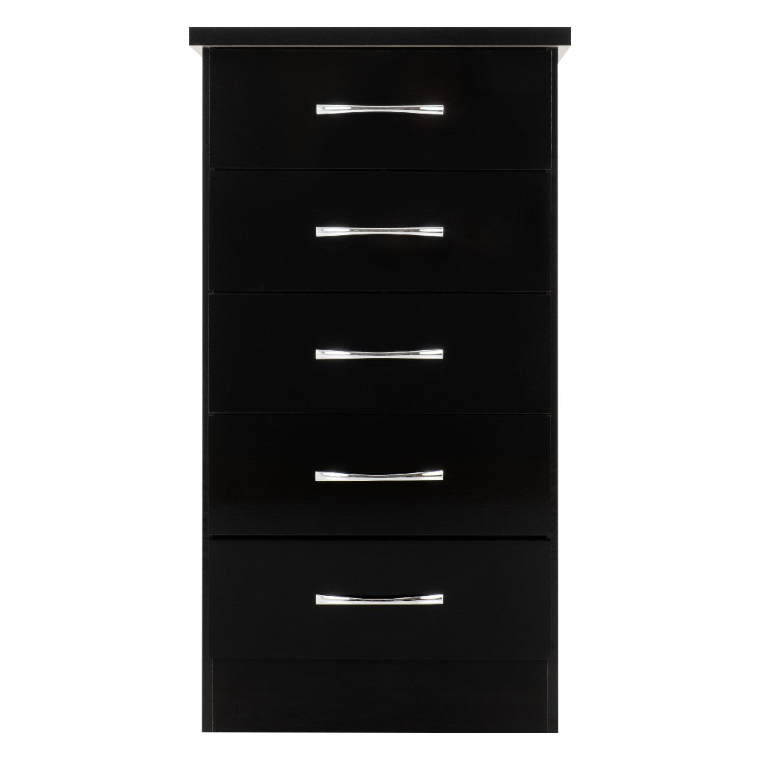 Nevada 5 Drawer Narrow Chest - Seconique