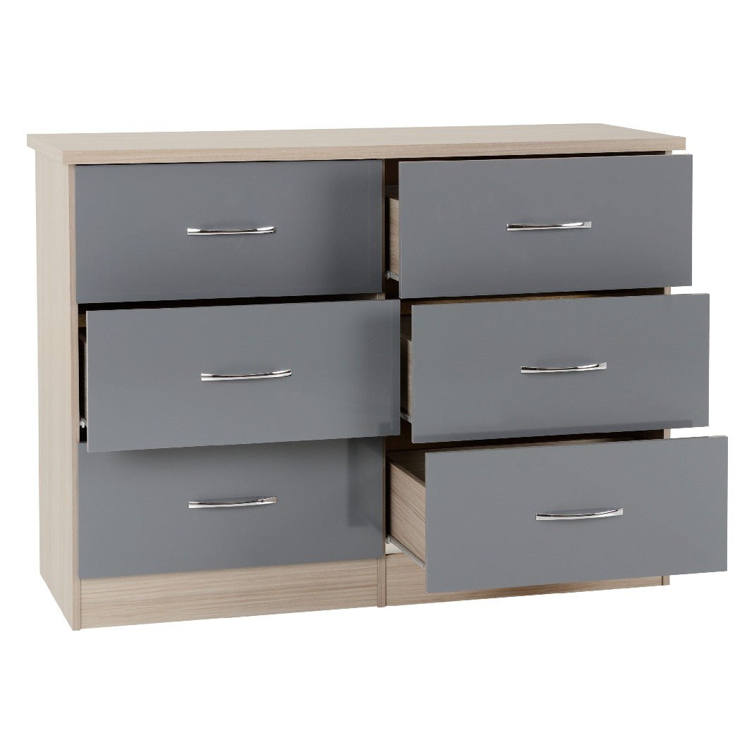 Nevada 6 Drawer Chest - Seconique