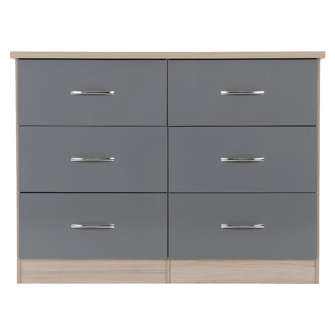 Nevada 6 Drawer Chest - Seconique