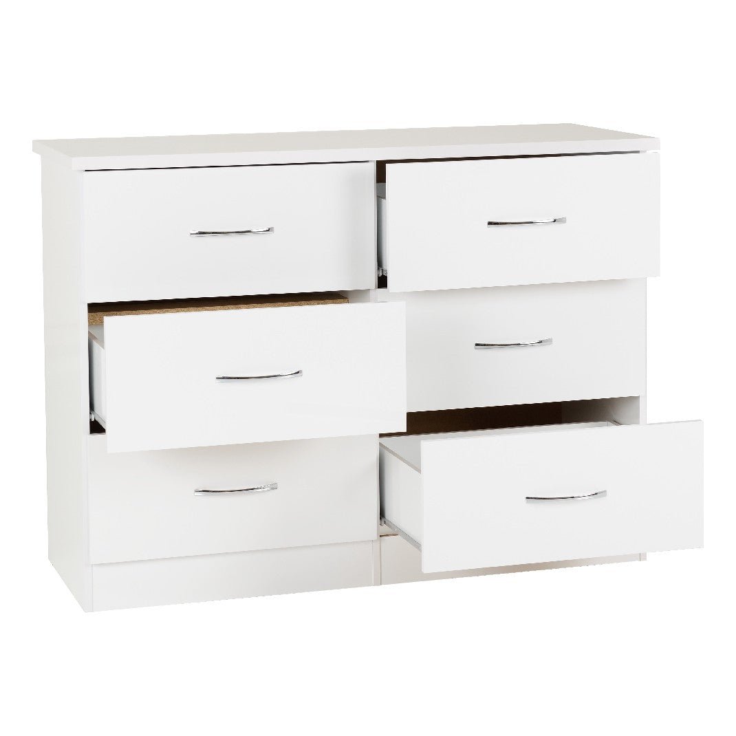 Nevada 6 Drawer Chest - Seconique