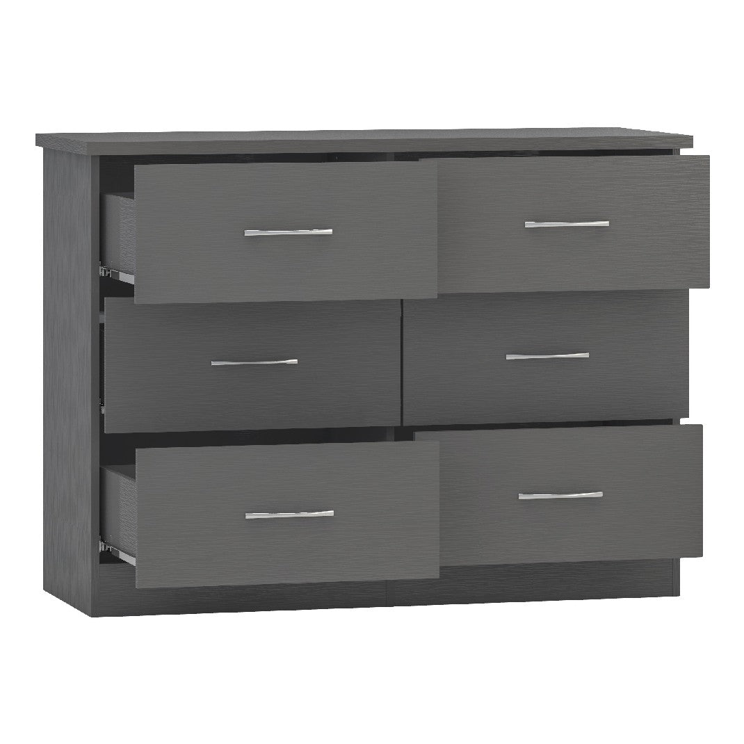 Nevada 6 Drawer Chest - Seconique