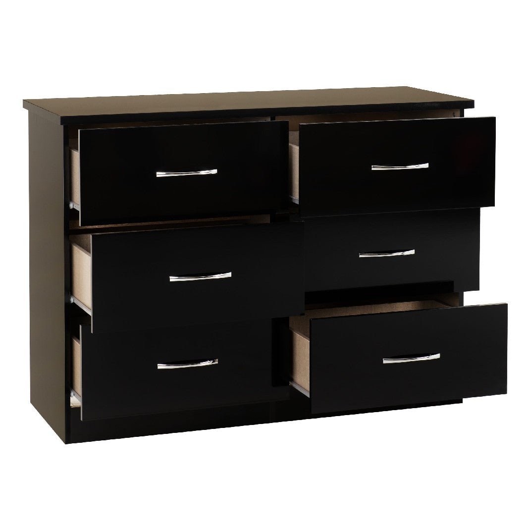 Nevada 6 Drawer Chest - Seconique