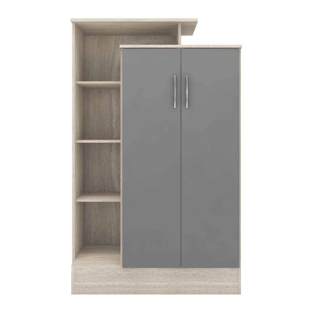 Nevada Petite Open Shelf Wardrobe - Seconique