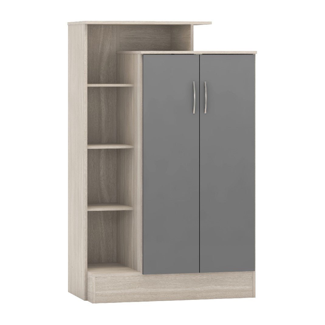 Nevada Petite Open Shelf Wardrobe - Seconique